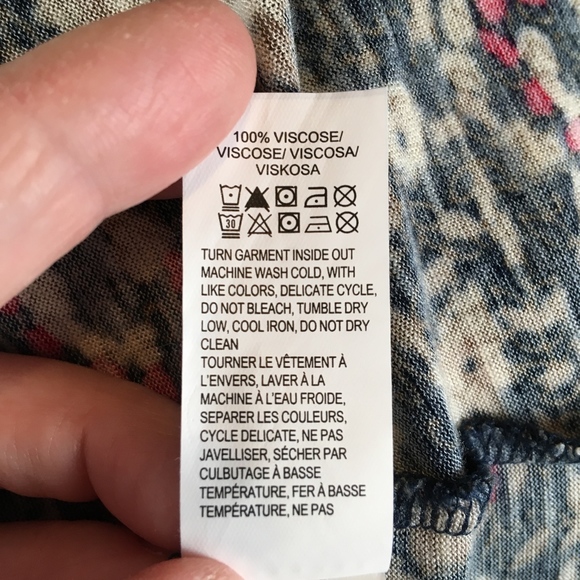 Lucky Brand boho tunic knit blouse size L - Picture 6 of 7